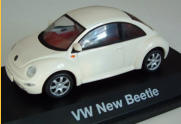 Schuco 1:43 White NB, red interior.