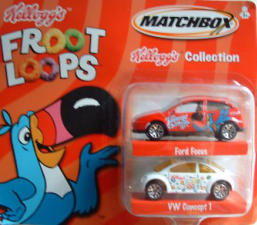 Released in 2002 and sold through Avon catalogs of all places!  I'm not sure what the relationship is between Matchbox and Kellogg's, and what that has to do with Avon.  Quite a combination!