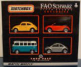 Released in 2000 by the FAO Schwarz toy store, this is a neat set for the New Beetle or Volkswagen enthusiast.